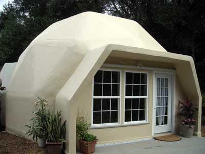 An example of a geodesic dome by American Ingenuity – one of the early inspirations for our journey.